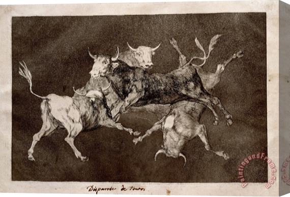 Francisco De Goya Fool`s Folly Stretched Canvas Painting / Canvas Art